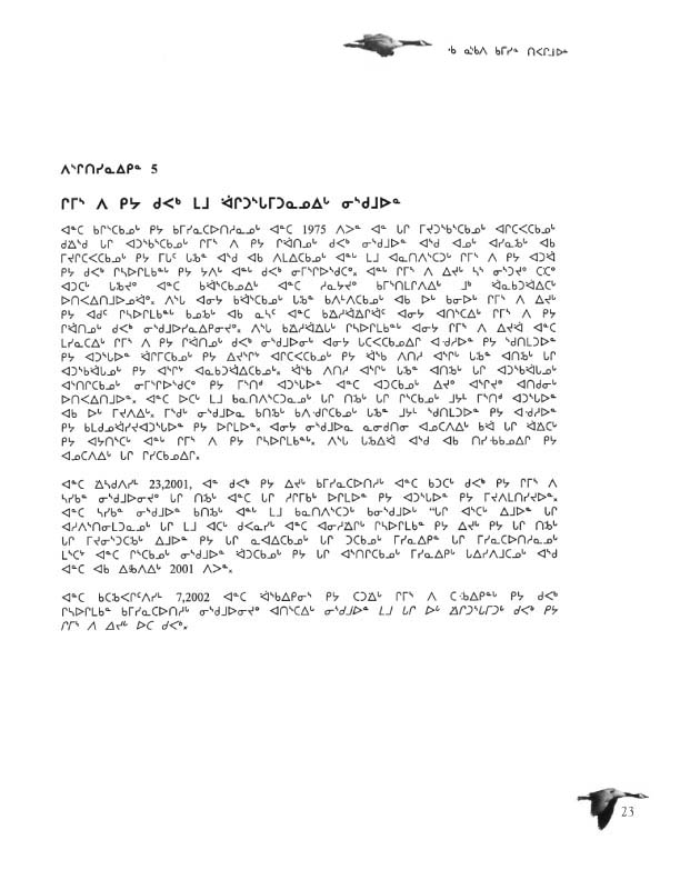 11362 CNC Annual Report 2002 Naskapi - page 23